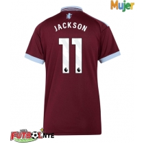 Camiseta Aston Villa Nicolas Jackson #11 Primera Equipación para mujer 2026-27 manga corta